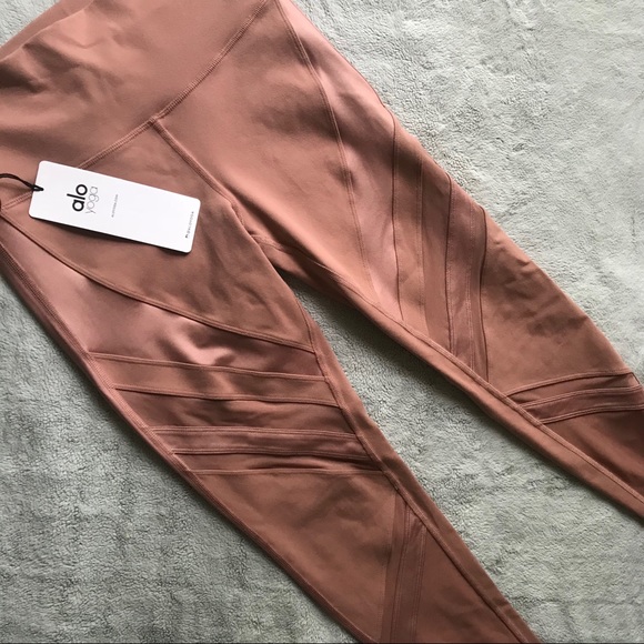 ALO Yoga Pants - NWT Alo Yoga High Waist Epic Legging Rosewater